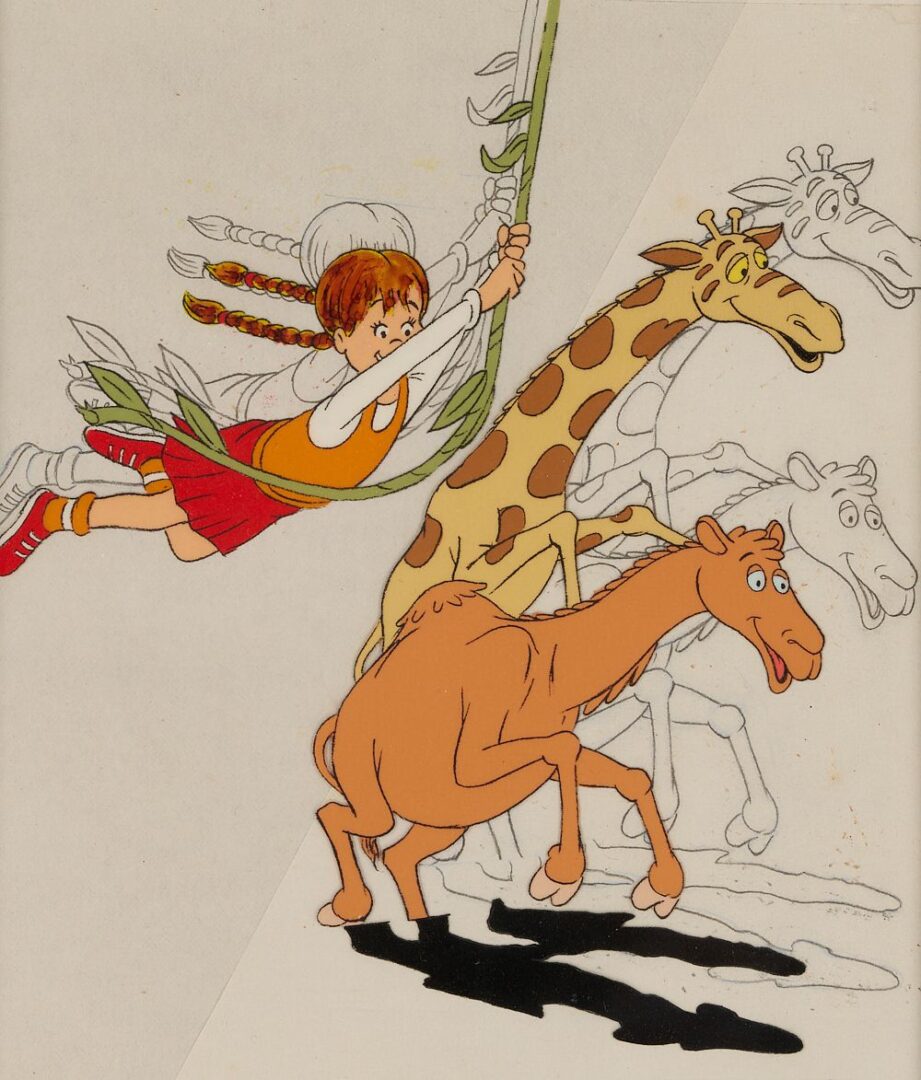 Lot 1026: Helen Komar Animation Art Archive, 10 items