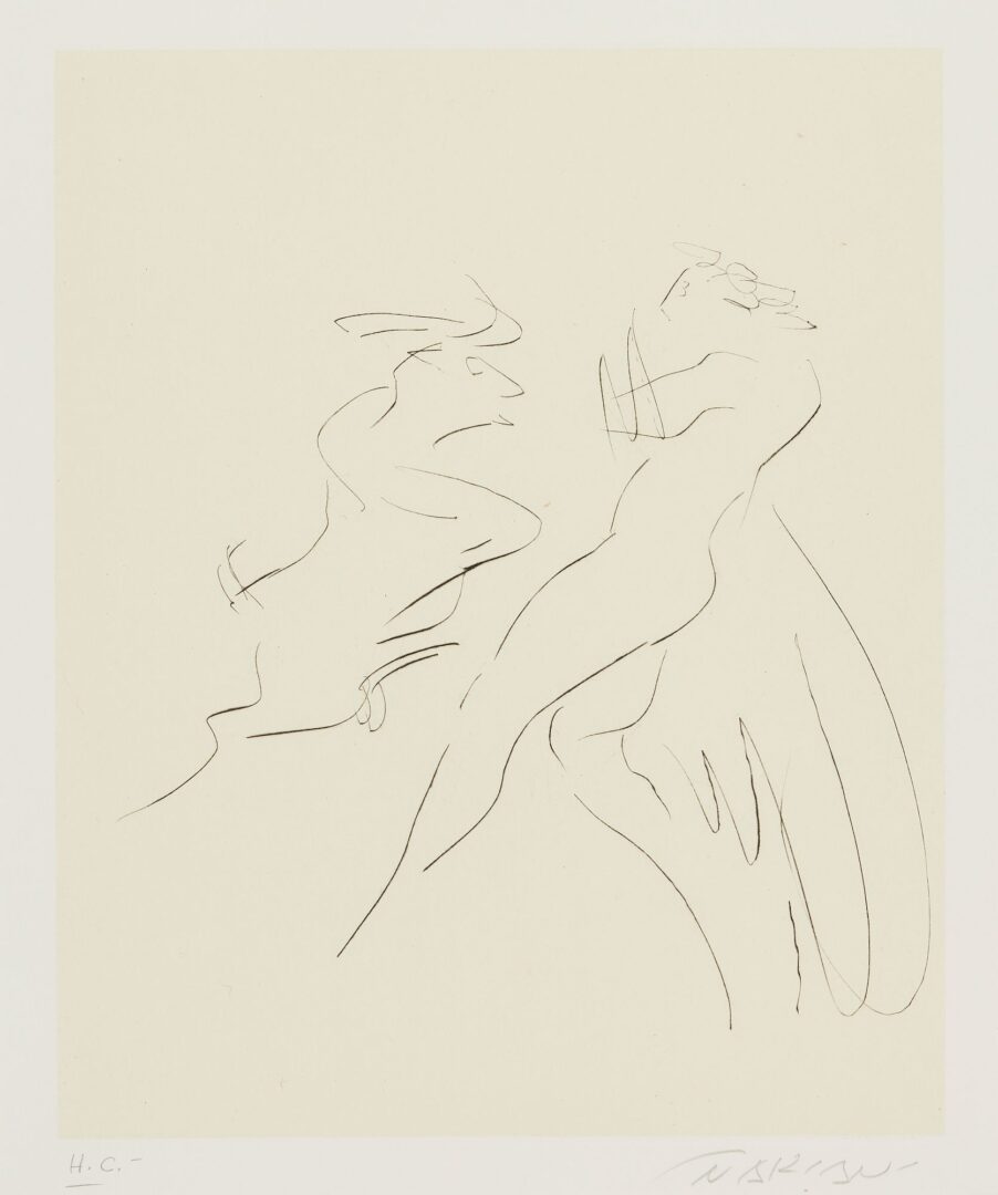 Lot 1032: Two Reuben Nakian Drypoints, Myths and Legends Series