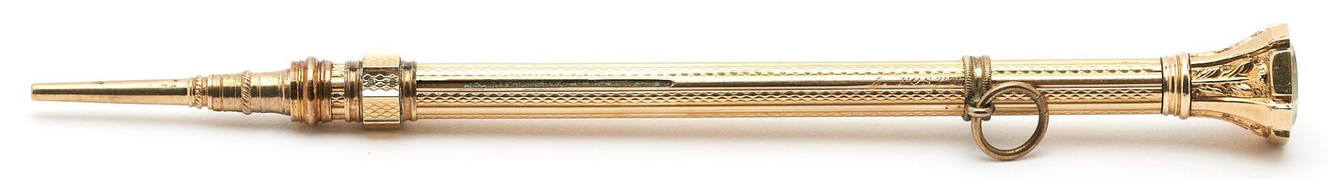 Lot 1044: Art Deco 14K Yellow Gold Pencil