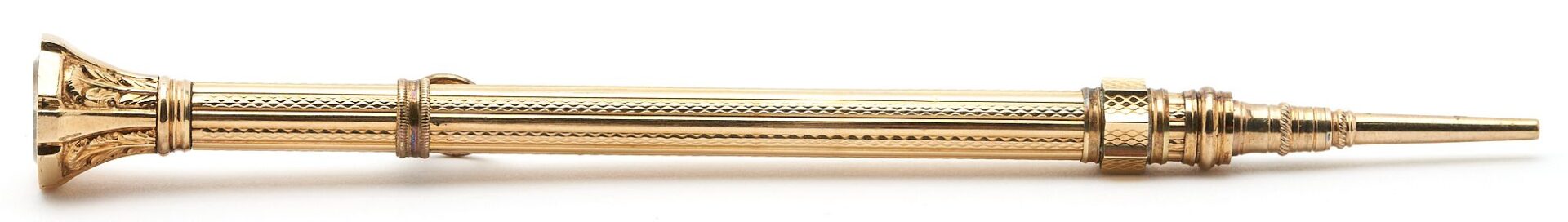 Lot 1044: Art Deco 14K Yellow Gold Pencil