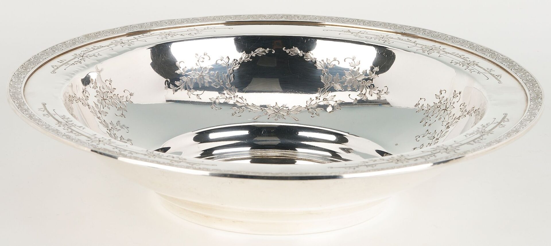 Lot 1059: Gorham Sterling Bowl and 2 Bread Plates