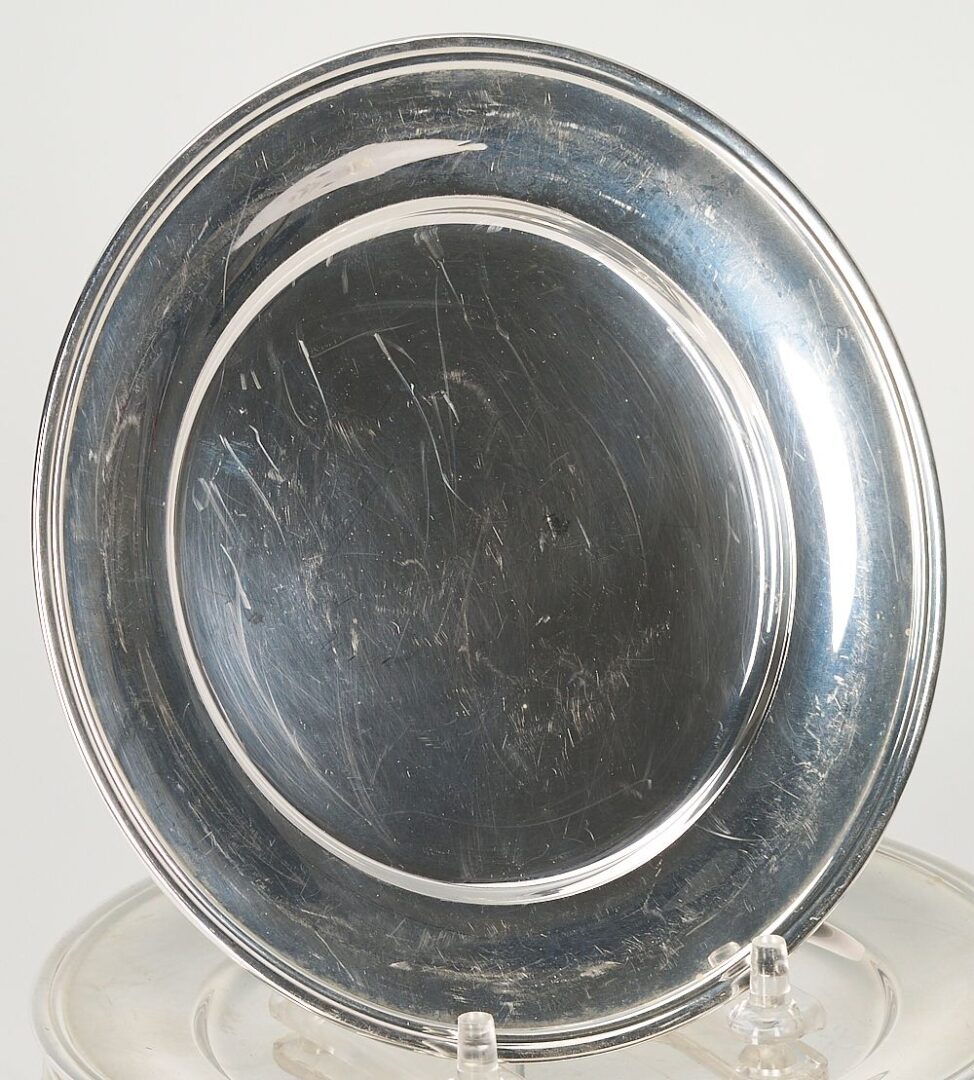 Lot 1063: 12 S. Kirk & Son Sterling Bread Plates