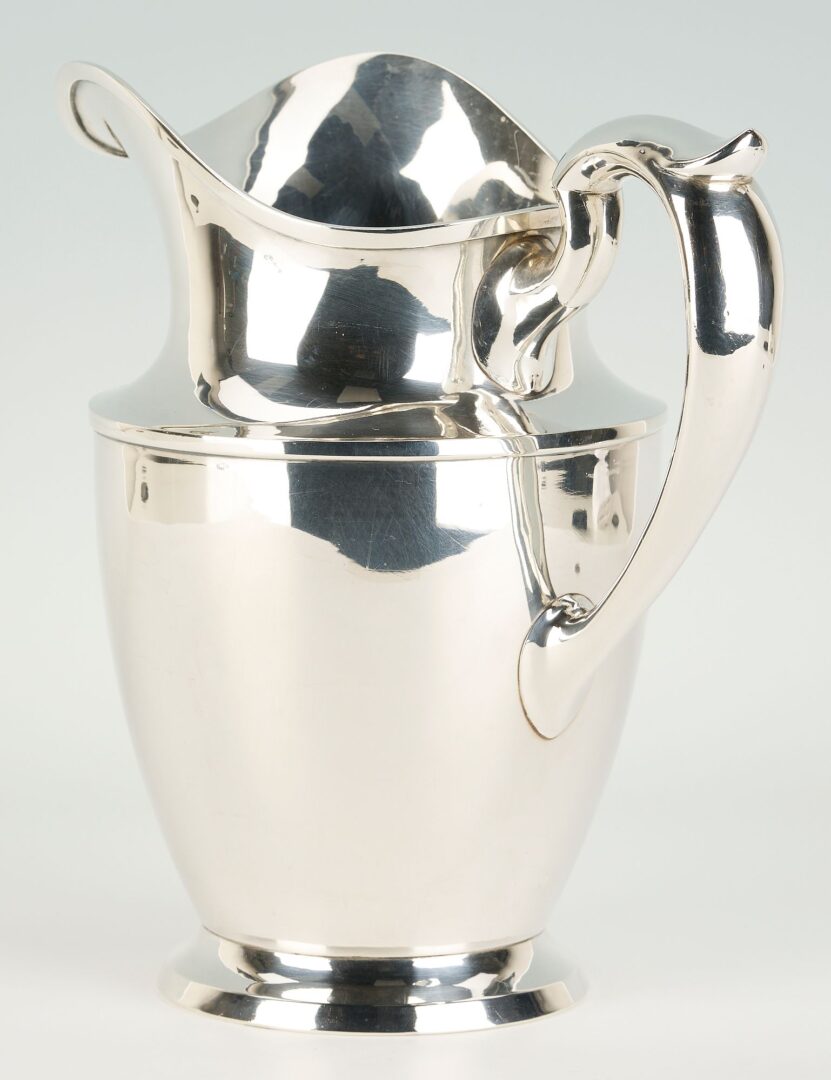 Lot 1067: Schofield Sterling Silver Water Pitcher