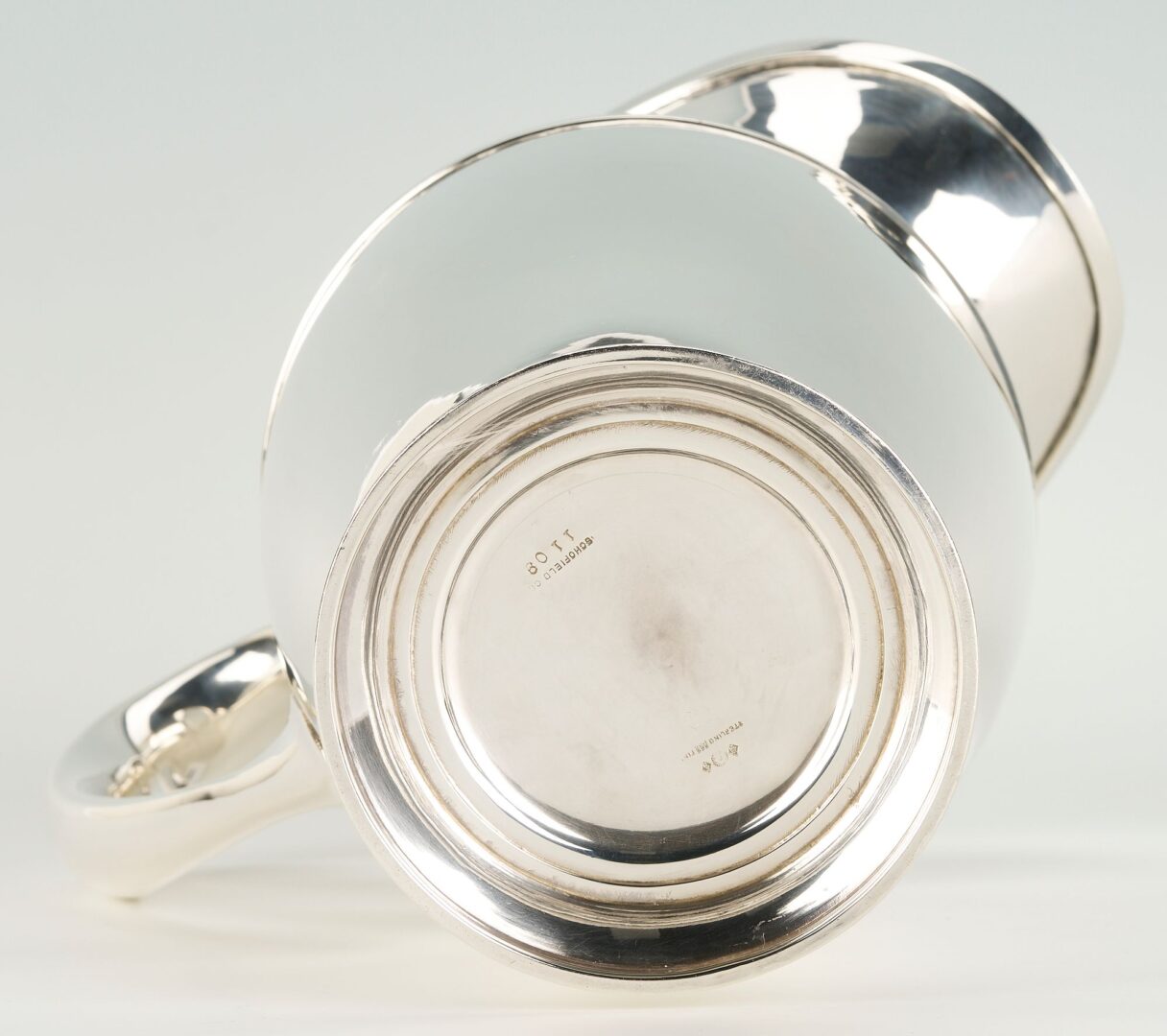 Lot 1067: Schofield Sterling Silver Water Pitcher