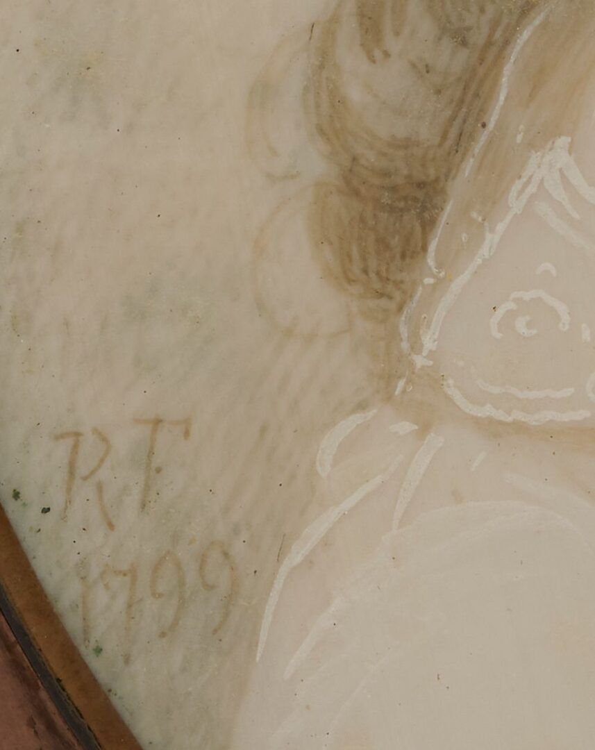 Lot 126: Documented Robert Field Miniature Portrait of Henrietta Marie Hemsley Earle