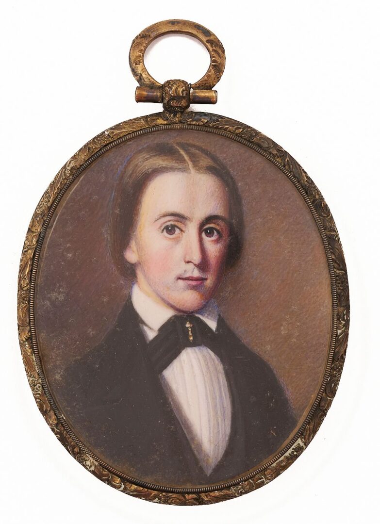 Lot 127: 2 Portrait Miniatures, incl. Frederick Tuttle & Charles Whiting