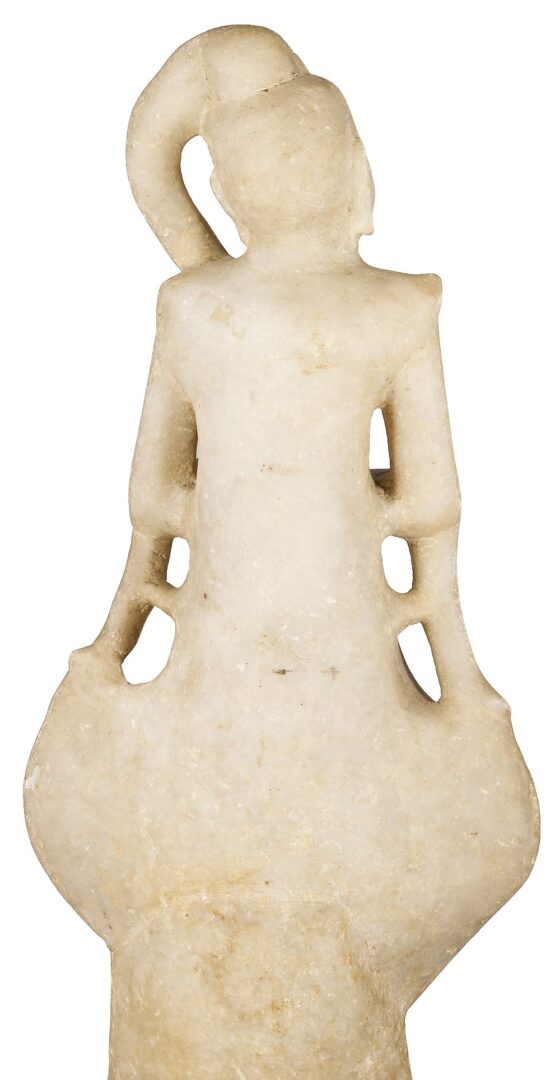 Lot 12: Large Carved Marble Figure of Phra Mae Torani