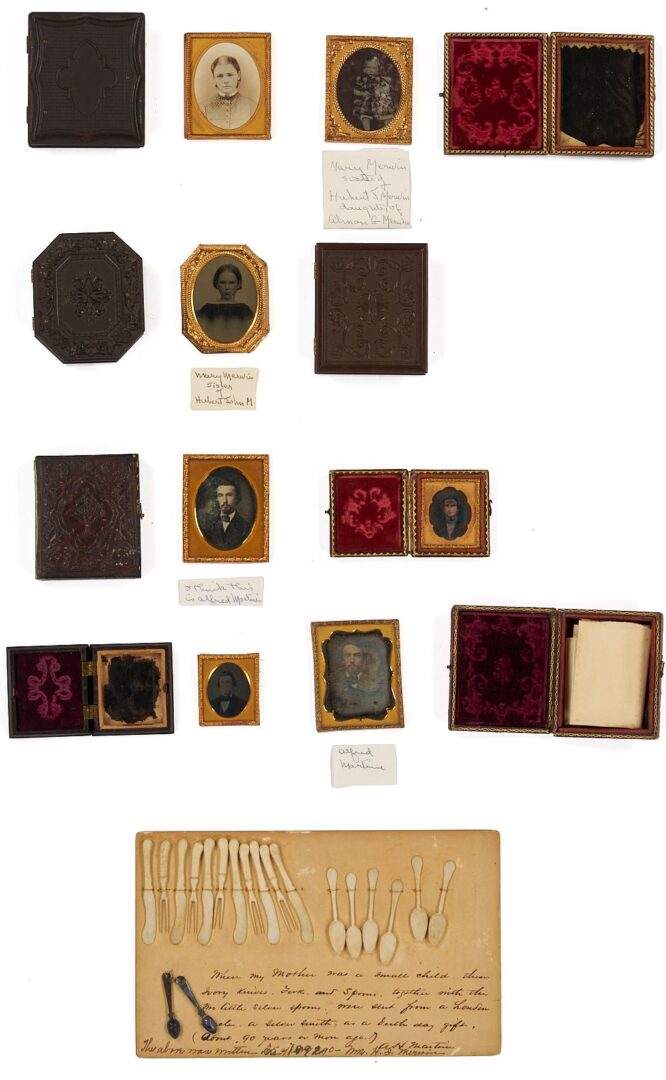 Lot 130: Group of Daguerrotypes, Ambrotypes & Related, Knoxville Interest