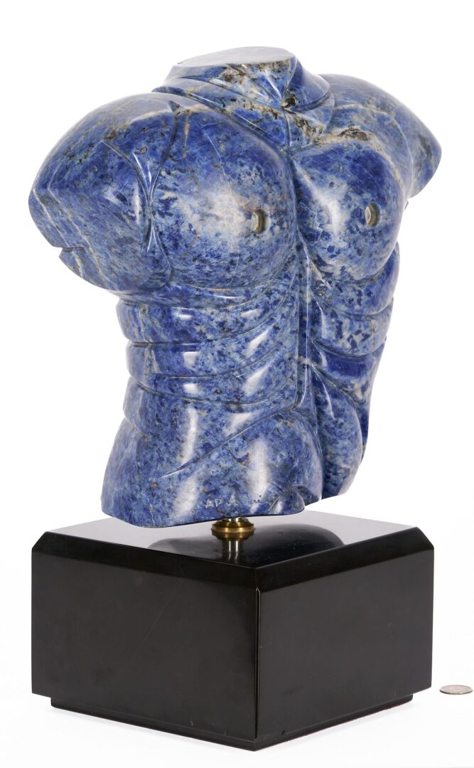 Lot 145: Anthony Quinn Carved Torso Sculpture