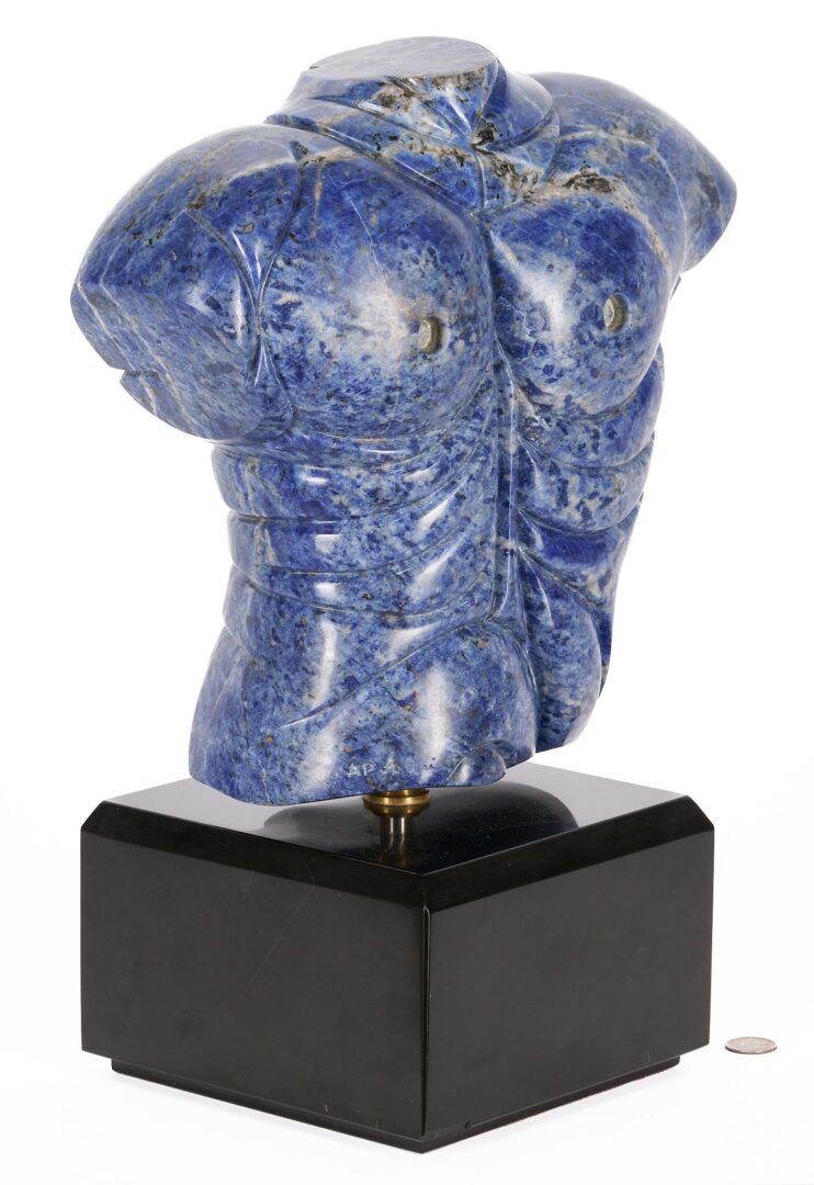 Lot 145: Anthony Quinn Carved Torso Sculpture