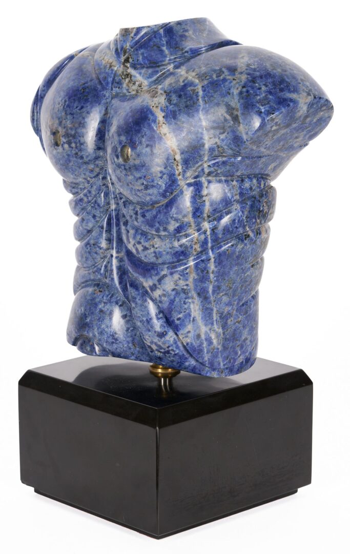 Lot 145: Anthony Quinn Carved Torso Sculpture