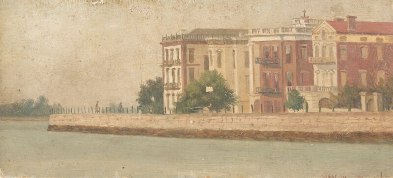 Lot 163: William Aiken Walker Painting, View of Charleston Battery