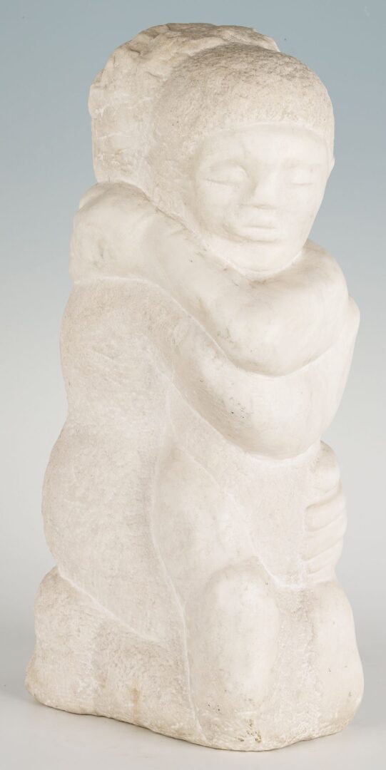 Lot 171: Greg Ridley Exhibited Marble Sculpture, Mother & Son