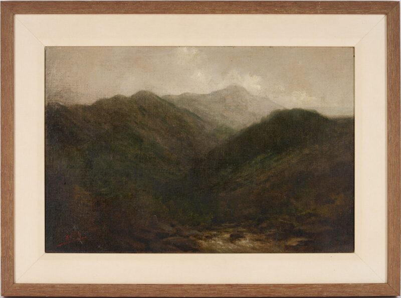 Lot 179: Charles Krutch O/C, Smoky Mountain East TN Landscape Painting