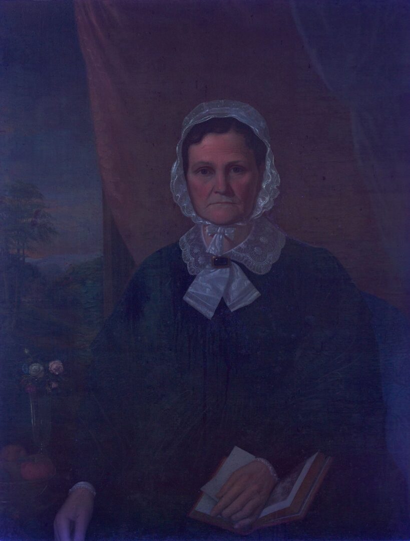 Lot 183: Samuel Shaver, O/C Portrait of Frances Rogers Walker, TN