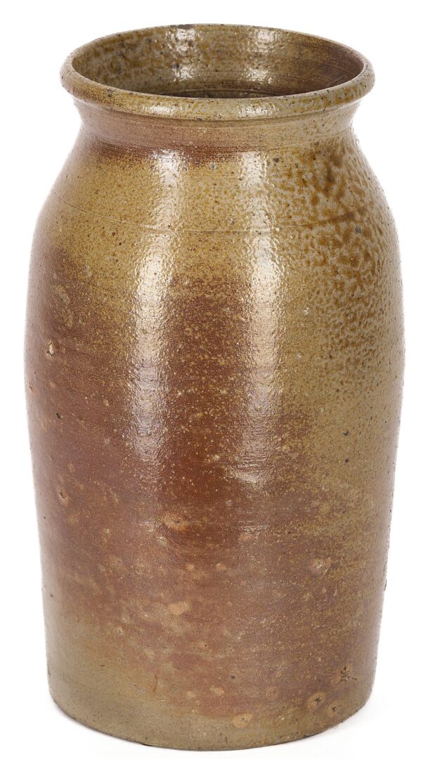 Lot 209: Piedmont NC Stoneware Jar, W.C. Ruth