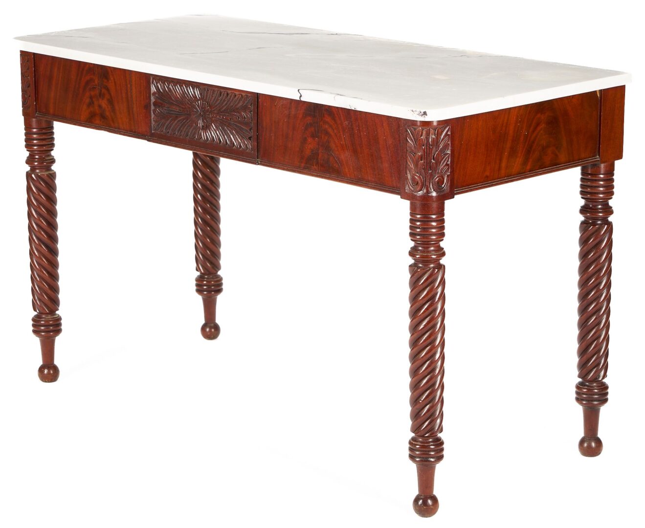 Lot 240: Classical Marble Top Console Table