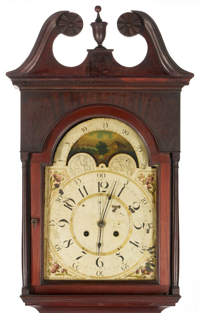 Lot 241: Mid-Atlantic Tall Case Clock