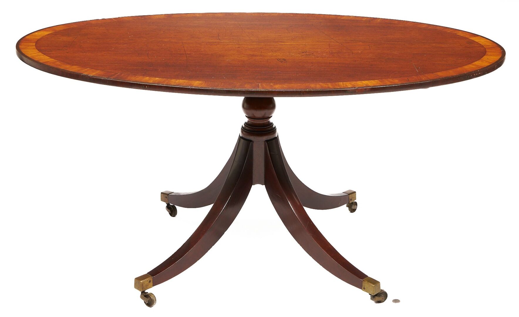 Lot 253: English Regency Mahogany Breakfast Table