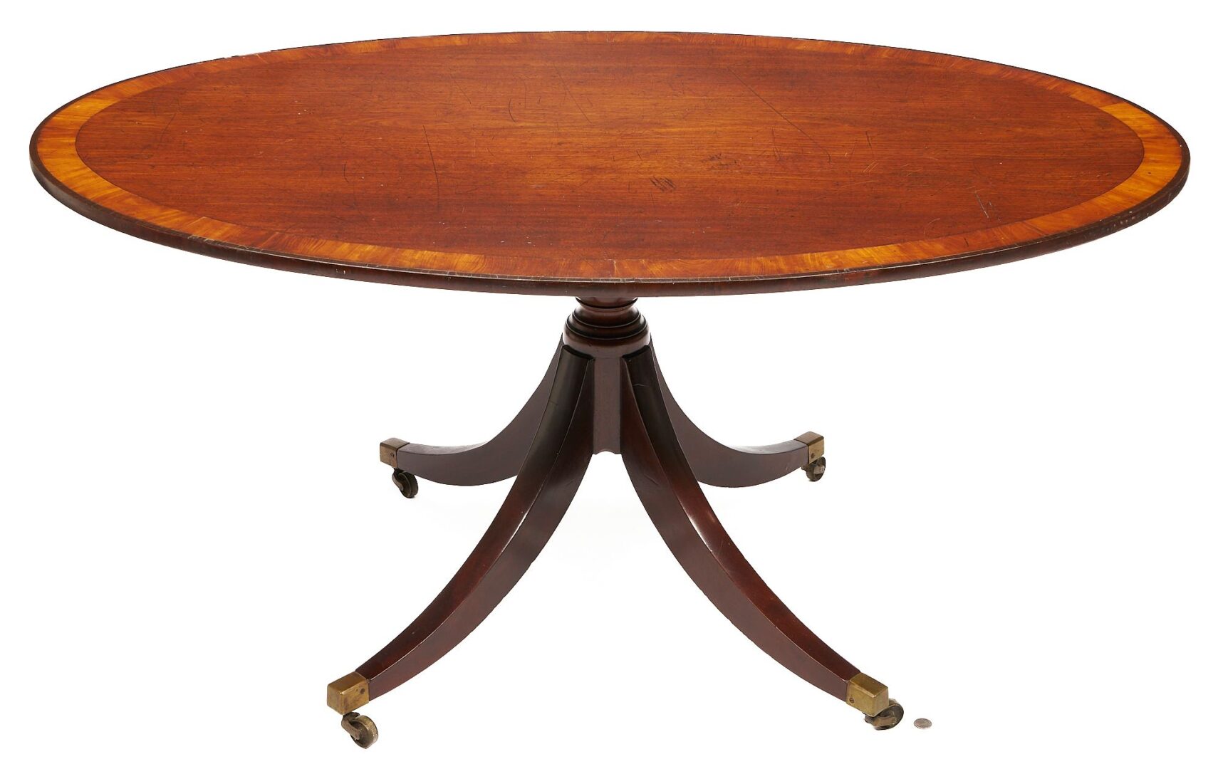 Lot 253: English Regency Mahogany Breakfast Table