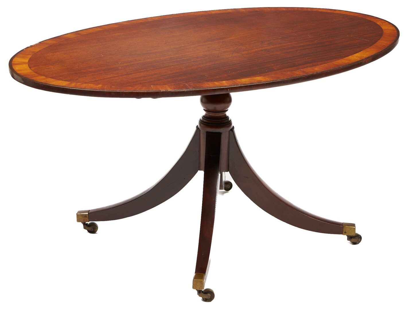 Lot 253: English Regency Mahogany Breakfast Table