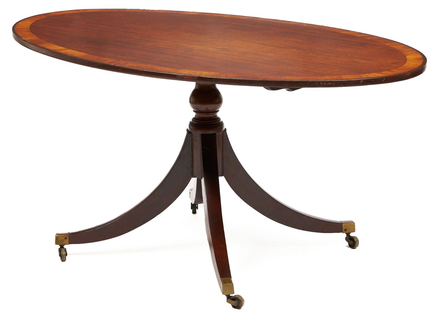 Lot 253: English Regency Mahogany Breakfast Table