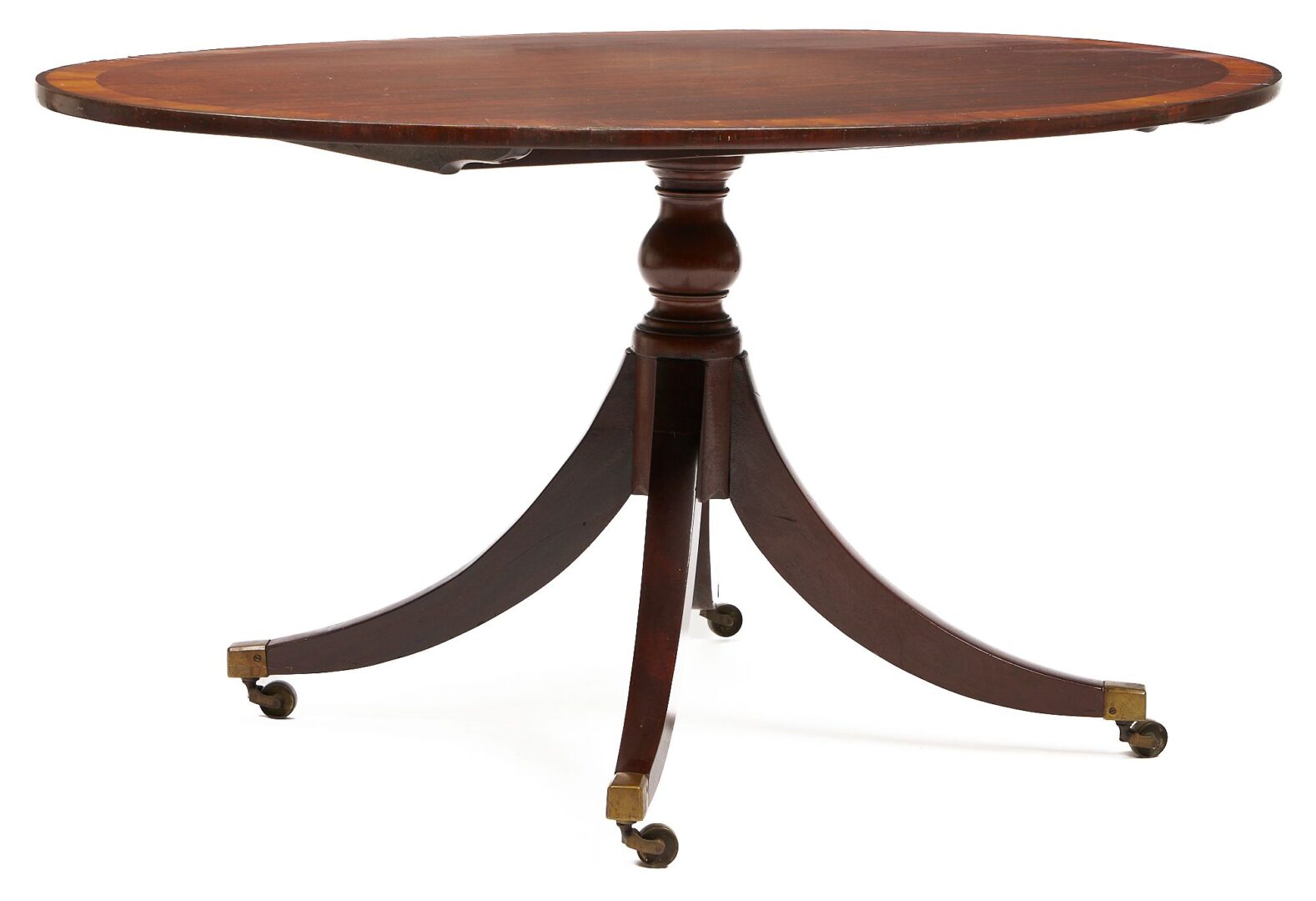 Lot 253: English Regency Mahogany Breakfast Table