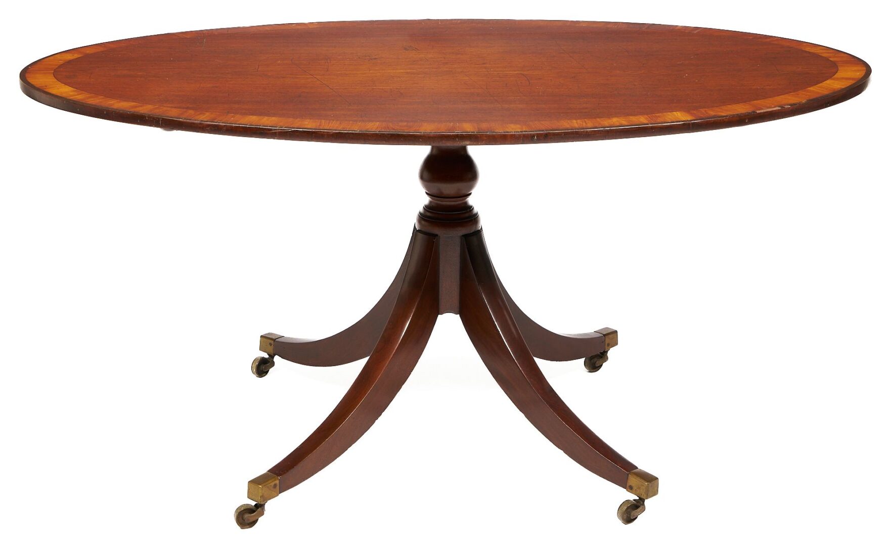 Lot 253: English Regency Mahogany Breakfast Table