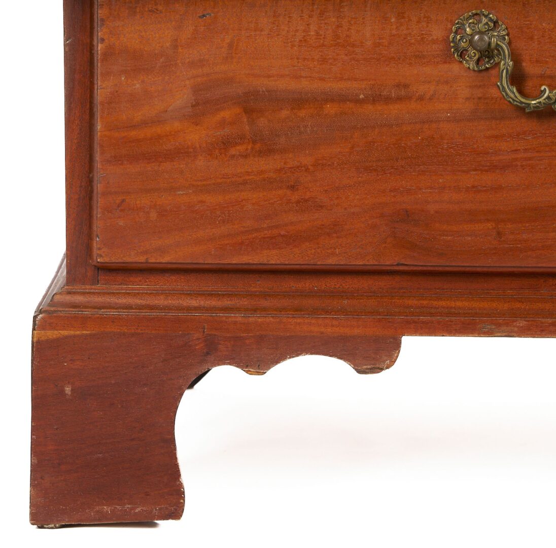 Lot 254: Diminutive English Mahogany Chest on Chest