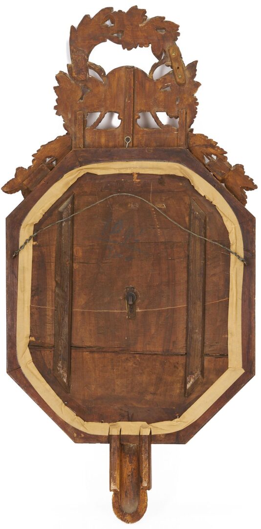 Lot 257: French Carved Giltwood Barometer