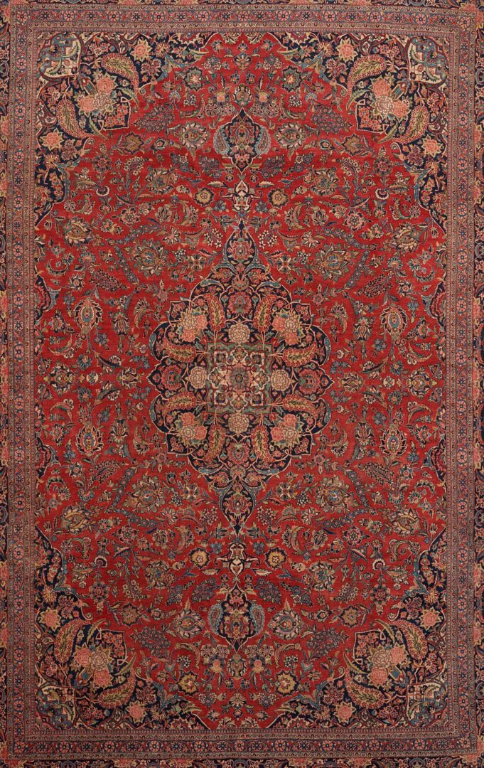 Lot 265: Large Central Persian Kashan Carpet, 14 x 10