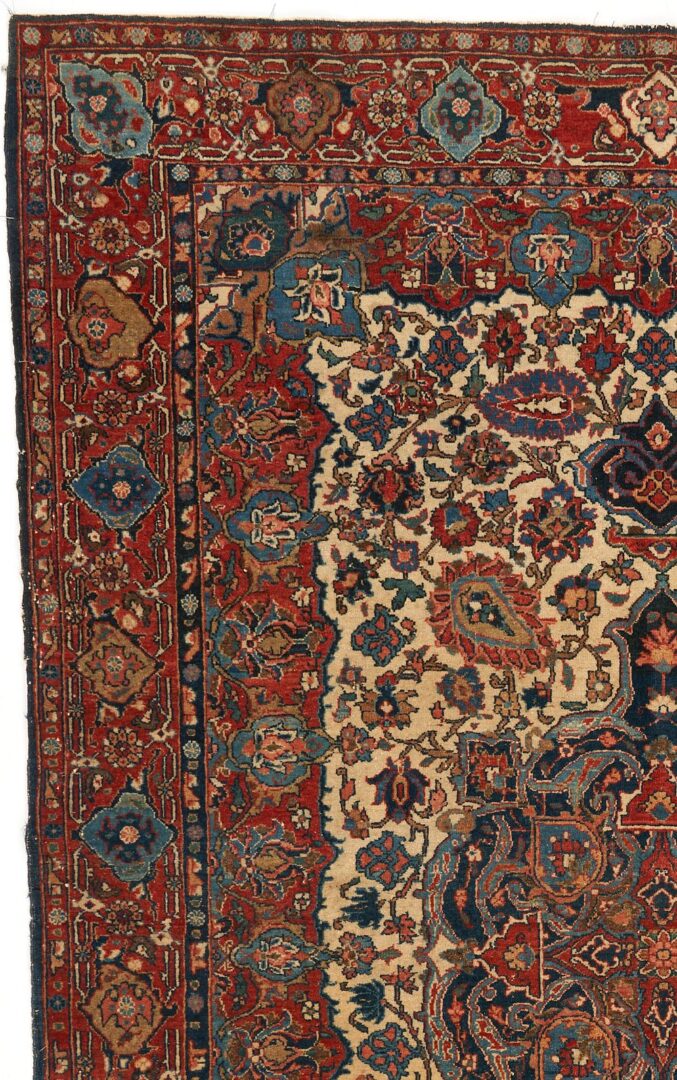 Lot 267: Antique Tabriz Persian Carpet, 6'Â 7" x 4'Â 4"