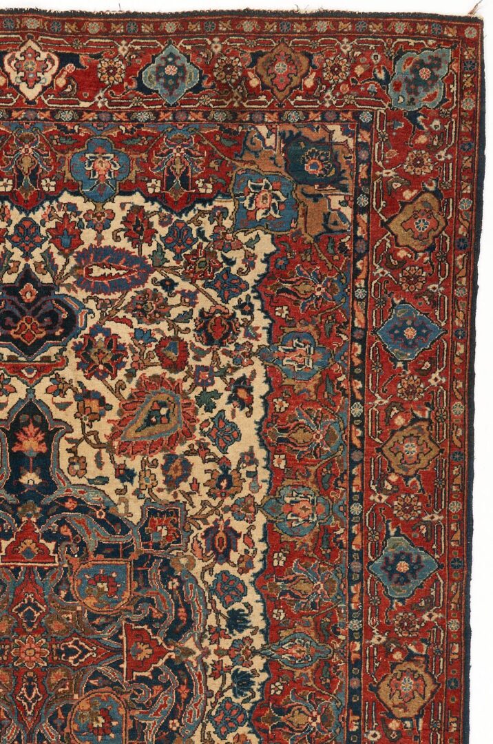 Lot 267: Antique Tabriz Persian Carpet, 6'Â 7" x 4'Â 4"