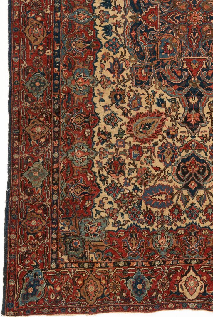 Lot 267: Antique Tabriz Persian Carpet, 6'Â 7" x 4'Â 4"