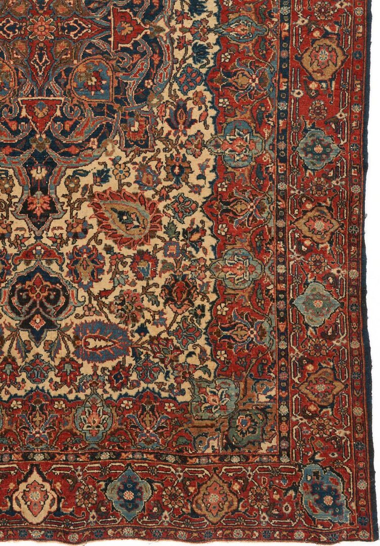 Lot 267: Antique Tabriz Persian Carpet, 6'Â 7" x 4'Â 4"