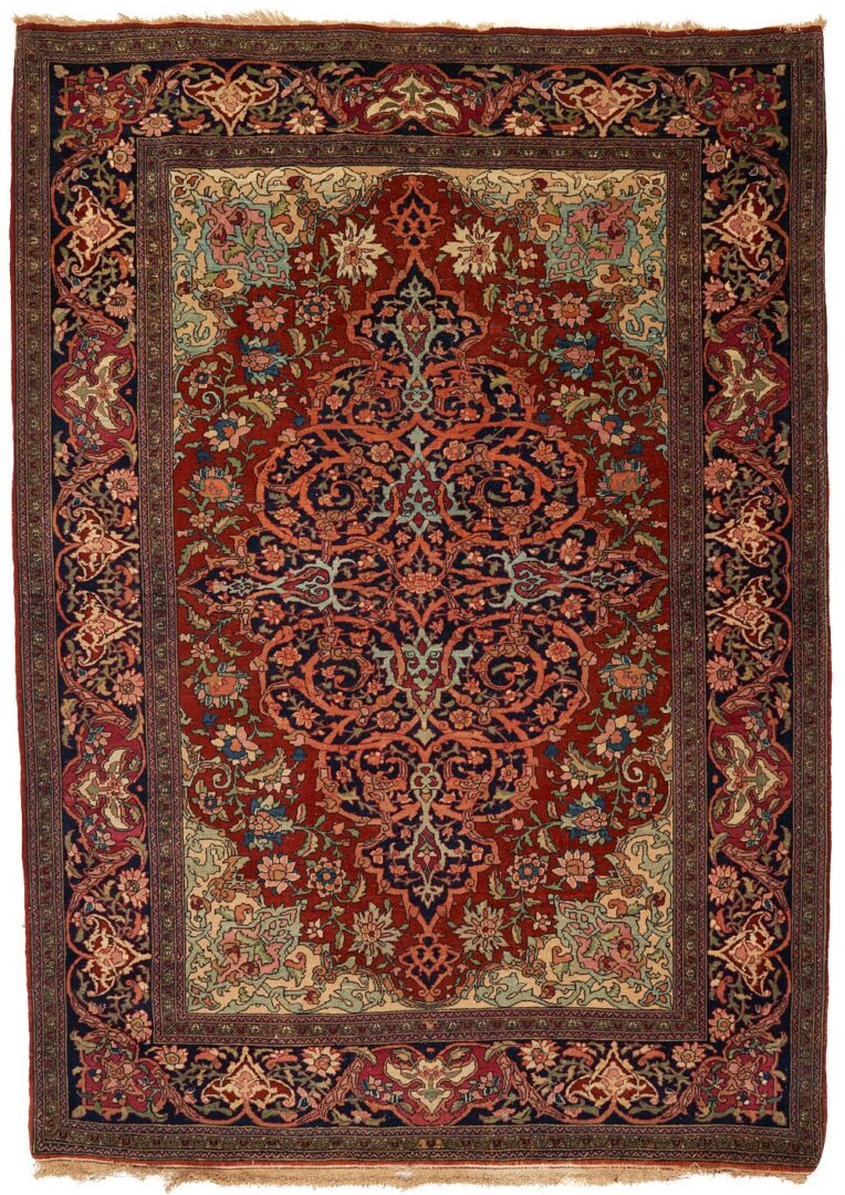 Lot 268: Antique Persian Tabriz Rug or Carpet