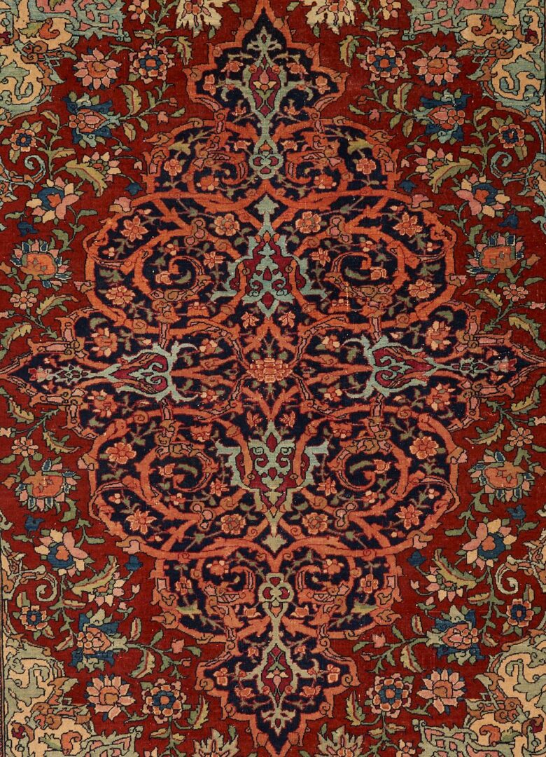 Lot 268: Antique Persian Tabriz Rug or Carpet