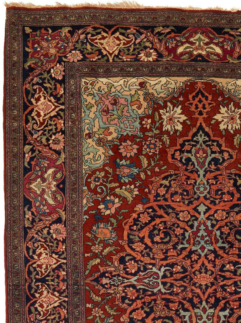 Lot 268: Antique Persian Tabriz Rug or Carpet