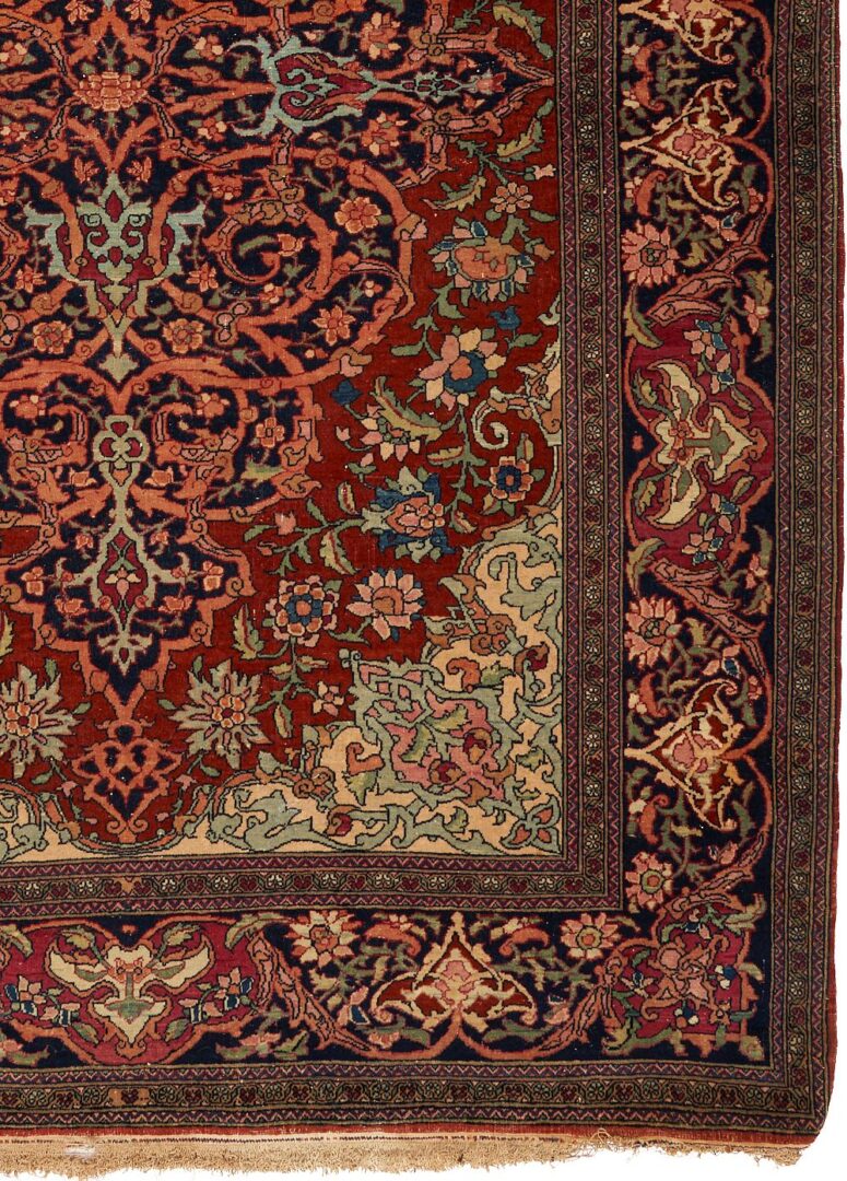 Lot 268: Antique Persian Tabriz Rug or Carpet