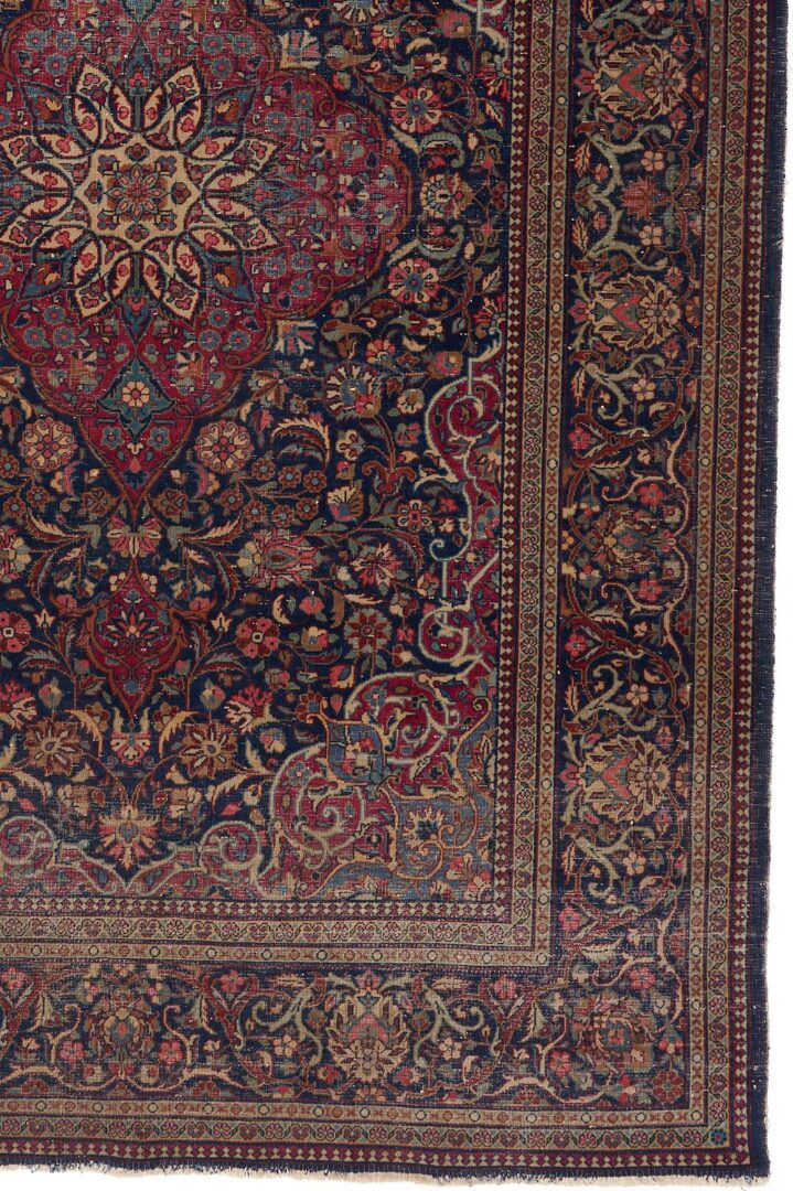 Lot 281: Antique Persian Tabriz Medallion Carpet or Rug