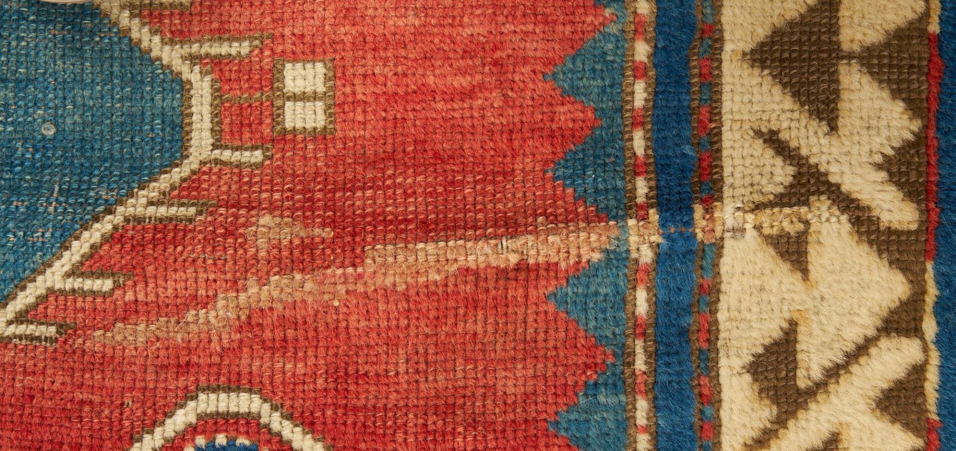 Lot 282: Antique Caucasian Kazak Rug, 4' 5" x 3' 9"