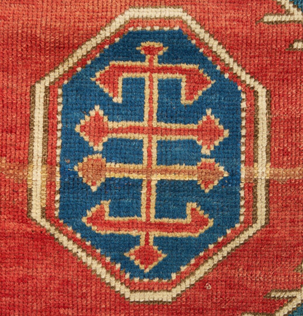 Lot 282: Antique Caucasian Kazak Rug, 4' 5" x 3' 9"