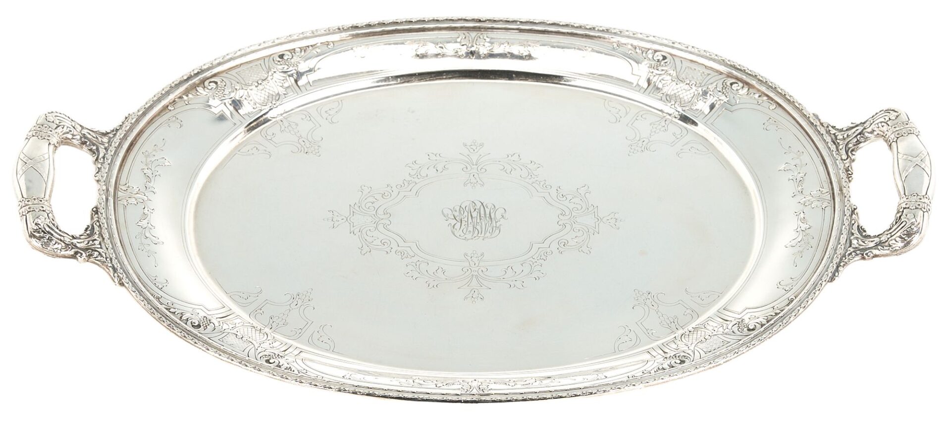 Lot 305: Dominick & Haff Sterling Silver Tray