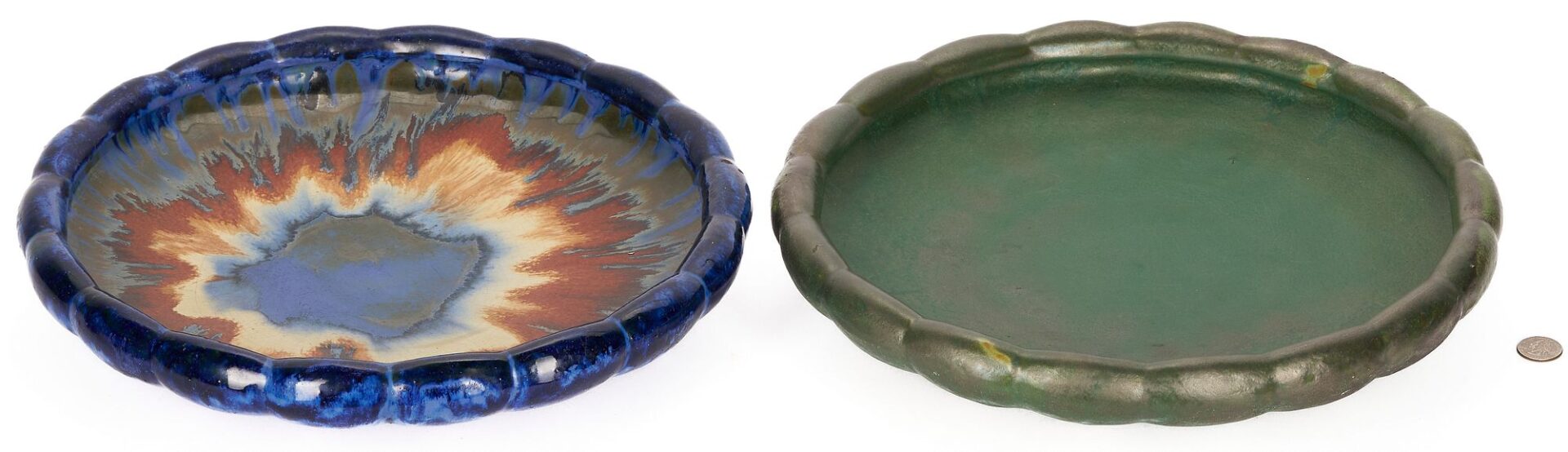 Lot 328: 2 Fulper Art Pottery Bowls