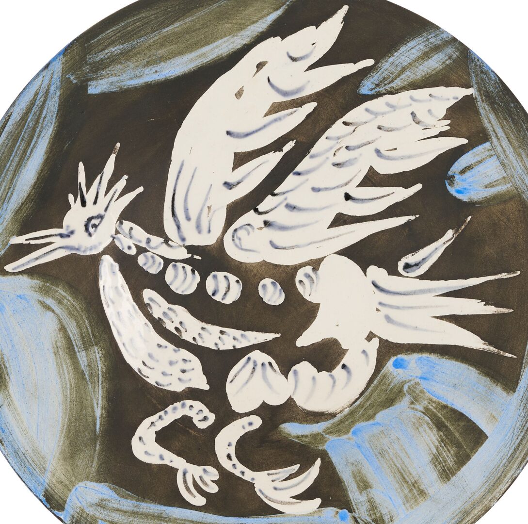 Lot 330: Picasso Madoura Plate, Oiseau