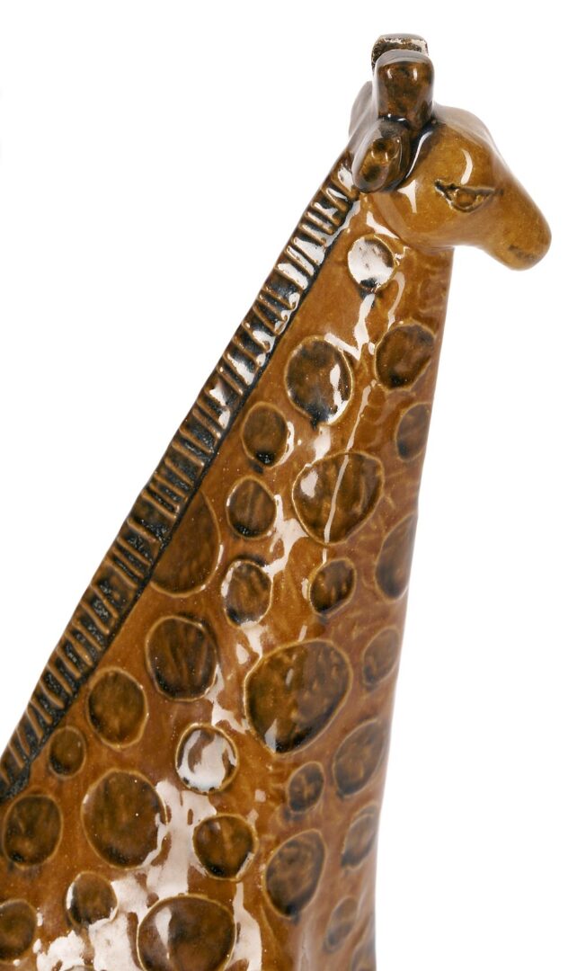 Lot 331: Lisa Larsen Ceramic Giraffe Figurine