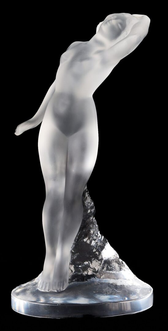 Lot 333: 5  Lalique Crystal Nude Sculptures incl. Seasons