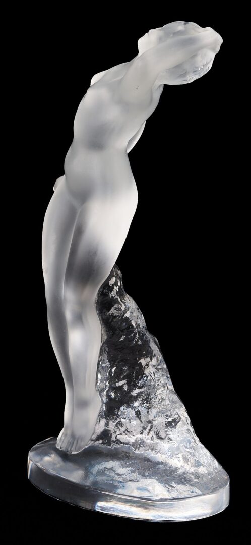 Lot 333: 5  Lalique Crystal Nude Sculptures incl. Seasons