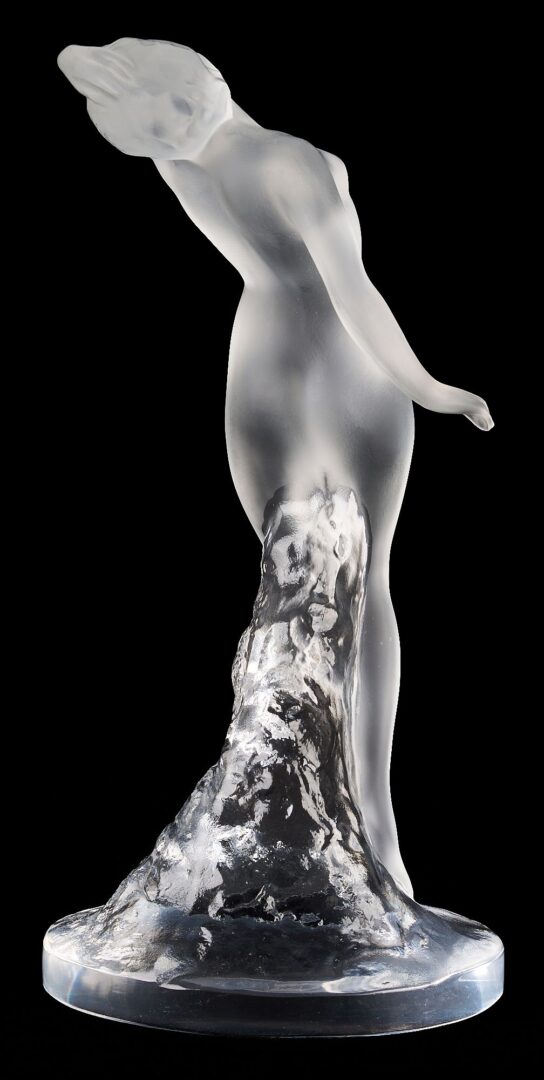 Lot 333: 5  Lalique Crystal Nude Sculptures incl. Seasons