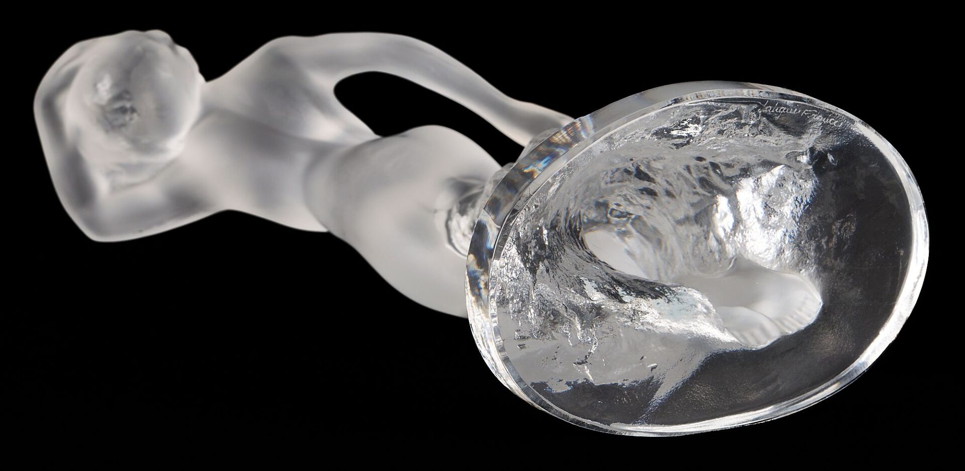 Lot 333: 5  Lalique Crystal Nude Sculptures incl. Seasons